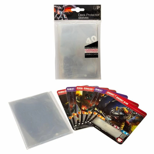 Ultra Pro Oversized Top Loading Card Sleeves Clear 40 Count Pack