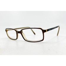 Versus Versace MOD 8007 153 Brown Rectangle Eyeglasses Frames Italy 50-17-135