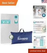 Hypoallergenic Pack and Play Mattress - 38"x26", Leak-Free  Machine Washable