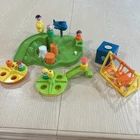 12 Pc Vintage Fisher Price Little People Play Ground Park 2525 & Accessories