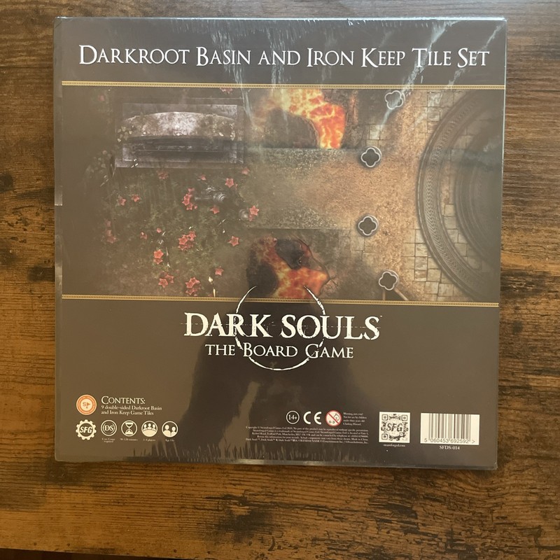 Dark Souls: The Board Game - Darkroot Basin and Iron Keep Tile Set - NEW