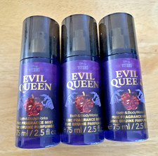 X3 Bath  Body Works Evil Queen DISNEY VILLAINS Mist TRAVEL 2.5 oz