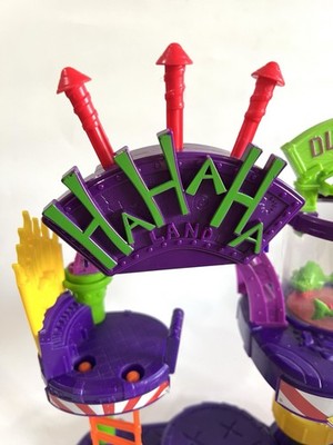 IMAGINEXT DC Super Friends Joker Laff Factory Dunk Tank Rocket