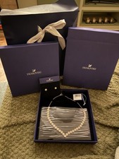 Rose Gold Swarovski Necklace And Earring Set