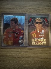 Bill Elliott Wheels Press Pass NASCAR Lot (2) Snake Eyes 