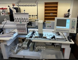 FEIYA-ULTRAMATIC 1 HEAD / 12-EMBROIDERY / 6-CHENILLE / NOT WORKING - PARTS ONLY