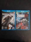 Watch Dogs & ZombiU (Nintendo Wii U) 2 Game Bundle Complete With Manuals