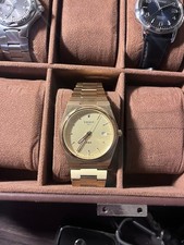 Tissot PRX Quartz 40mm Gold Dial Gold Stainle...