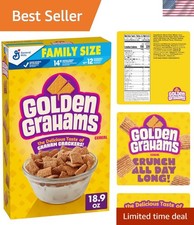 Breakfast Cereal, Graham Cracker Taste, Made with Whole Grain, Family Size, 1...