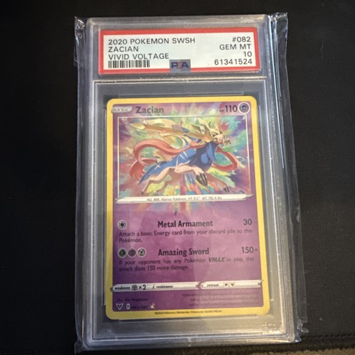 Zacian graded PSA 10 for sale on eBay