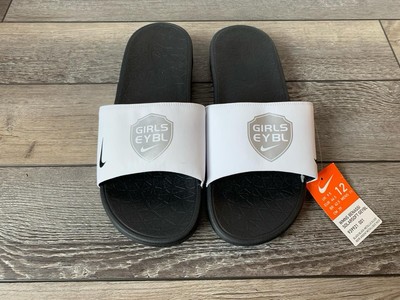 NWT Rare Nike Benassi Solarsoft Girls EYBL Slides size 11 M 12 W