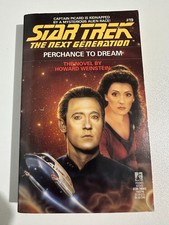 BOOK S/C STAR TREK THE NEXT GENERATION PERCHANCE TO DREAM   #19  1991