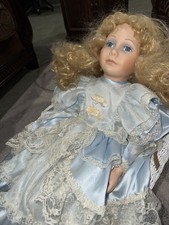 Vogue Ginnette Doll Crib with Bedding Vintage Maxine Porcelain Collector