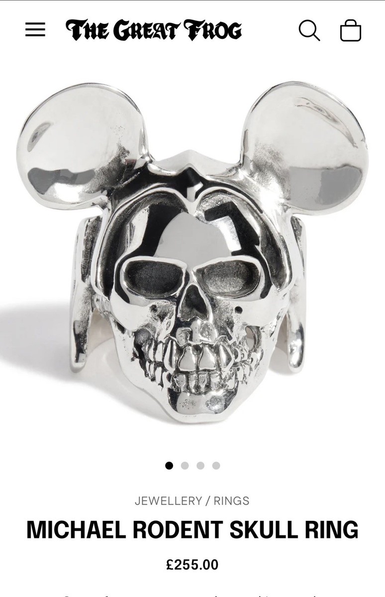 The Great Frog Michael Rodent Skull Ring (size M) | eBay