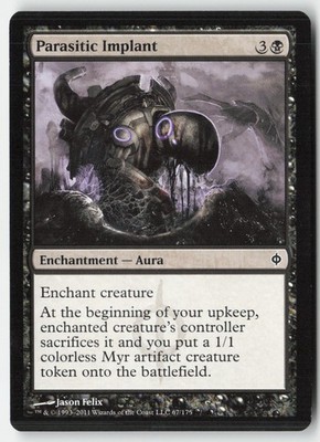 MTG - Parasitic Implant #67 - Regular - NPH New Phyrexia