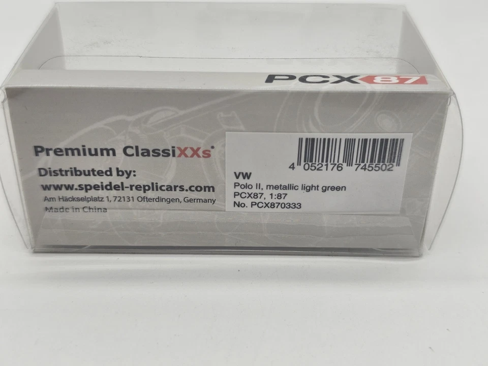 Volkswagen Polo 2 Verde 1:87 PCX87 In Box - Immagine 2 di 2