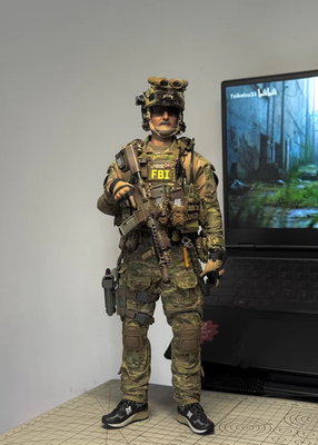 1/6アクションフィギュア　FBI DAMTOYS 78042 1/6 FBI HRT AGENT ( HOSTAGE RESCUE TEAM ) Action