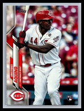 2020 Topps Baseball #20 Aristides Aquino Factory Set Rookie Image Variation REDS