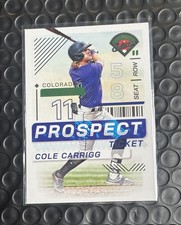 2024 Panini Prospect Edition - Cole Carrigg #84 (RC)