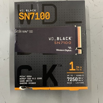 WD Black 1TB SN7100 NVMe Internal SSD Solid State Drive Gen4 NVMe - NEW (E2)