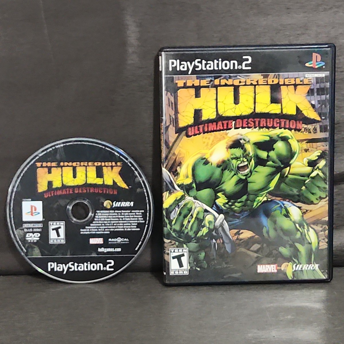 The Incredible Hulk Ultimate Destruction PlayStation 2 PS2 Video