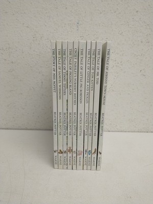 Lot of 10 Beatrix Potter Books F. Warne & Co. Hardcover