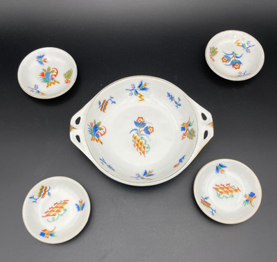 Tillowitz EPOS Schlesien Art Deco-Set Schale+Schälchen