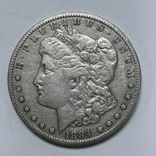 1884-CC Morgan Silver Dollar
