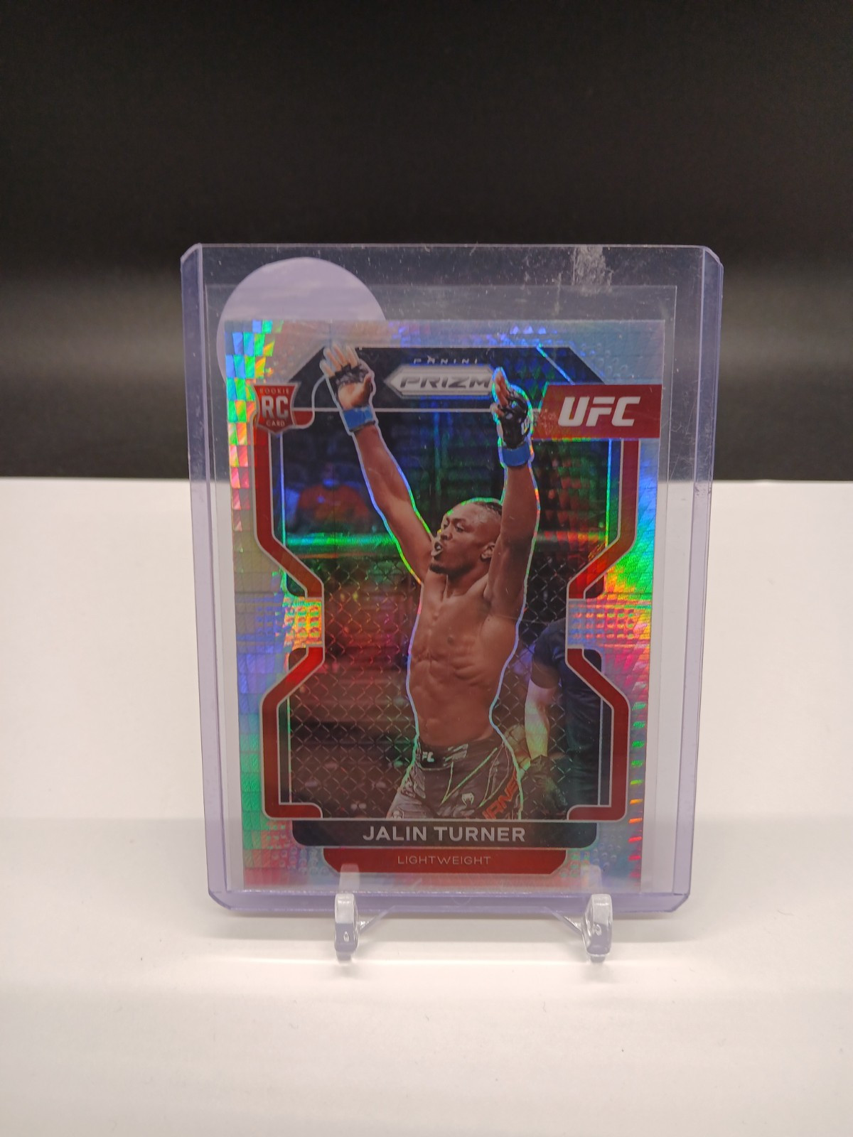 2022 Panini Prizm UFC Hyper Prizm Jalin Turner #164 Rookie RC