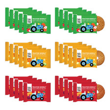 Once Upon A Farm Organic Toddler Soft-Baked Bar Tractor Wheels Variety Pack