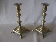 Zestaw 2 szt. - Mosiężny świecznik - Danish Handmade - Dania - Styl barokowy