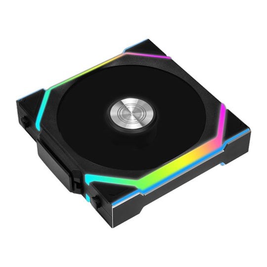 120mm Lian Li UNI FAN SL Wireless, Reverse Flow, Black ARGB, 7-Blade, 2000RPM, 6