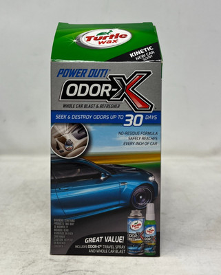 Turtle Wax Power Out Odor-X Whole Car Blast & Refresher, Kinetic New Car Scent