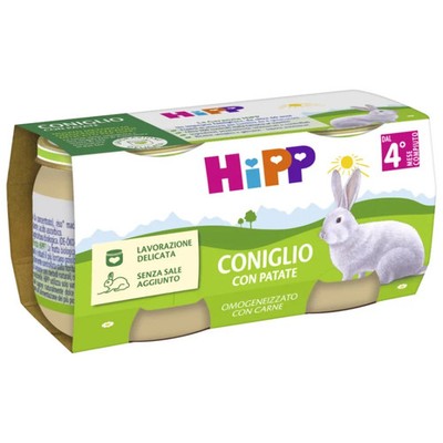 Hipp Rabbit Homogenized Food with Potatoes 2x80g