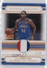 2020-21 Panini National Treasures Jersey Prime 17/25 Al Horford #JT-ALH 16zo