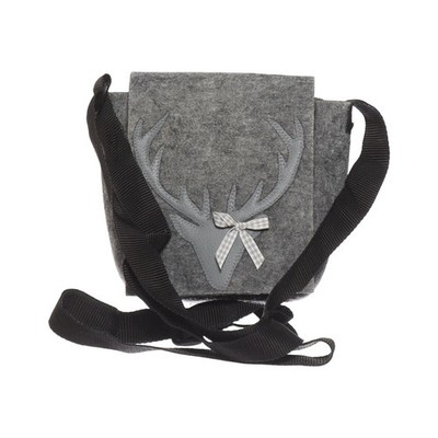 Umhängetasche, Damen, Grau/Schwarz, Sonstiges, 15, 7, 70 cm #tUl