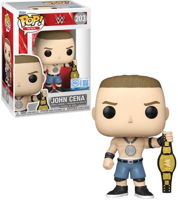 Funko POP WWE John Cena with Spinner Belt Exclusive # 203 +