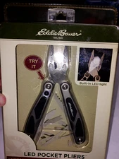 Eddie Bauer Pocket Multi Tool Pliers Screwdriver 16 tools in 1 ch W/  Sheath
