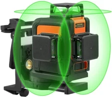 SC-L08 - 3D Green Beam Laser Level with 3 x 360 ° Planes Auxiliary Stand