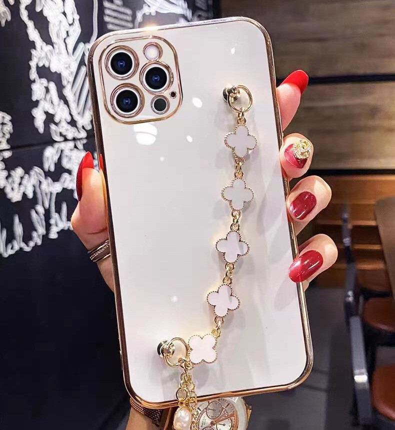 Acquista Custodia Da Polso A Forma Di Cuore Per Xiaomi Redmi Note 8 Pro 9 8pro 8t Bracciale A Catena Di Lusso Con Placcatura Note8 2021 Note8pro Cover In Silicone In Italia - Foto 5