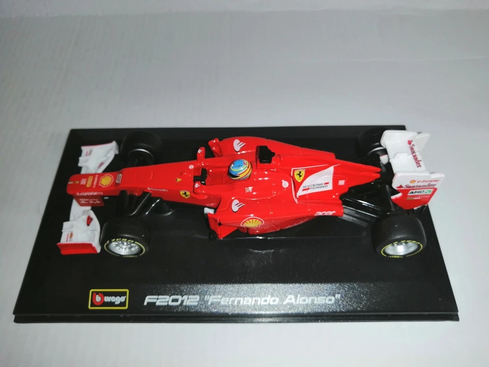 FERRARI 2012 FERNANDO ALONSO BURAGO SCALA 1/32 - Immagine 2 di 2