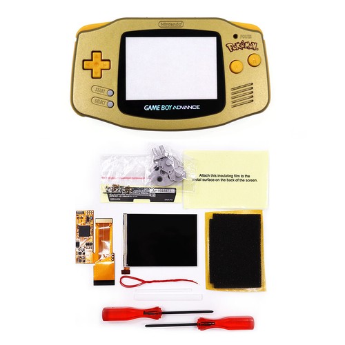 Display IPS Backlight LCD V2 Mod Kit Für GameBoy Advance GBA Pre-cut Shell - Picture 29 of 41