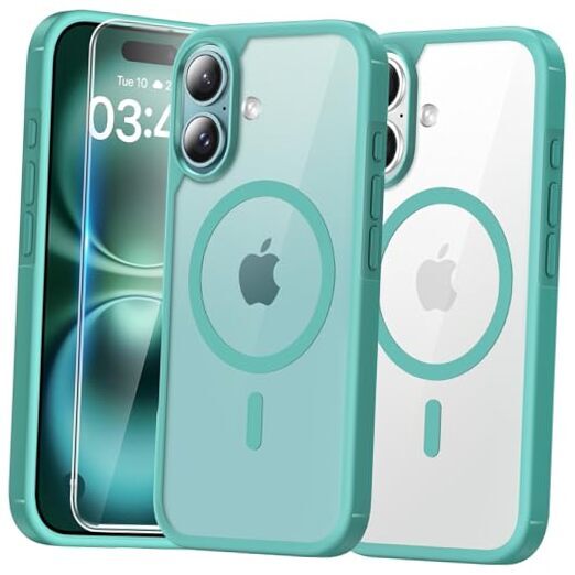 3 in 1 for iPhone 16 Case, Compatible with MagSafe for iPhone 16 6.1