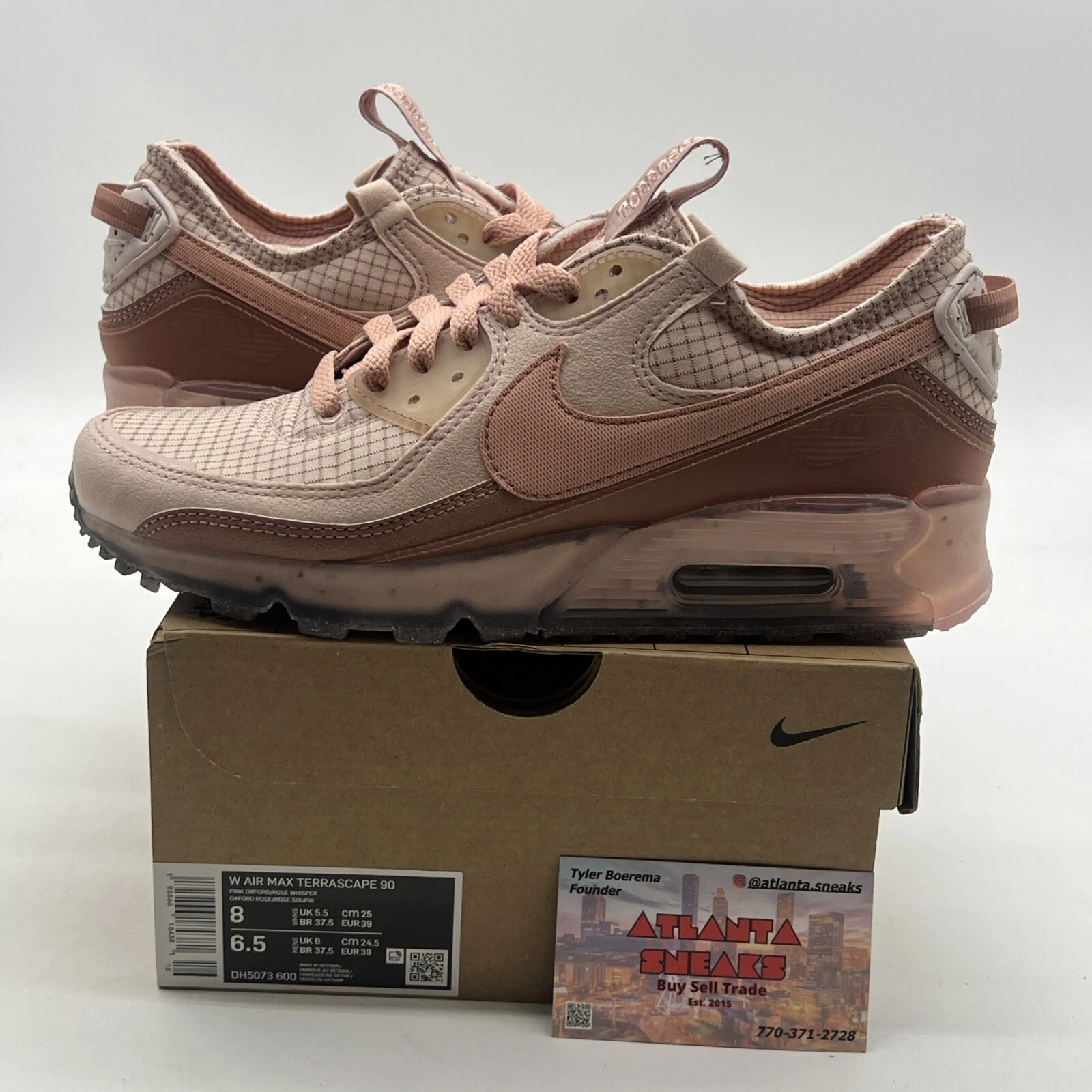 Taglia 8 Nike Air Max Terrascape 90 rosa Oxford W (DH5073 600)