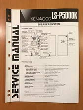 ORIGINAL SERVICE MANUAL & SCHEMATIC KENWOOD LS-P5000K SPEAKER SYSTEM D509