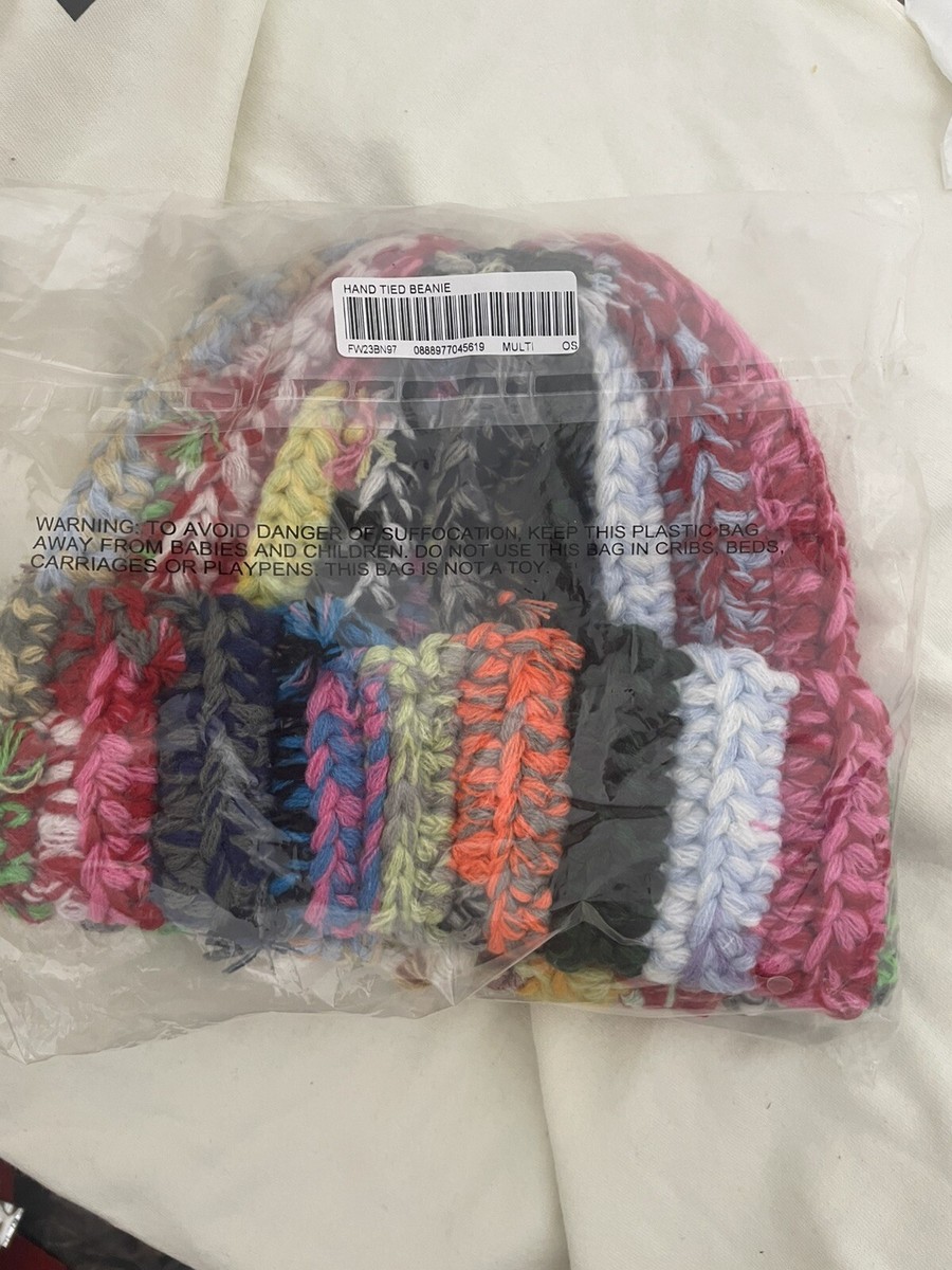 Supreme Hand Tied Beanie Multicolor Sealed Brand New | eBay