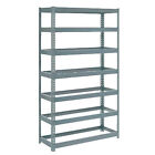 Boltless Extra Heavy Duty Shelving 48"W x 24"D x 84"H 7 Shelves No Deck