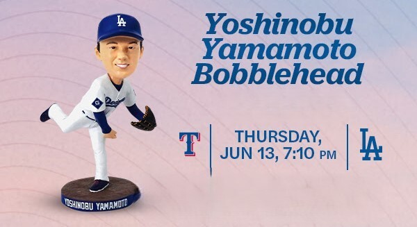 Yoshinobu Yamamoto 2024 LA Dodgers Bobblehead SGA ~ Yoshi Man | eBay