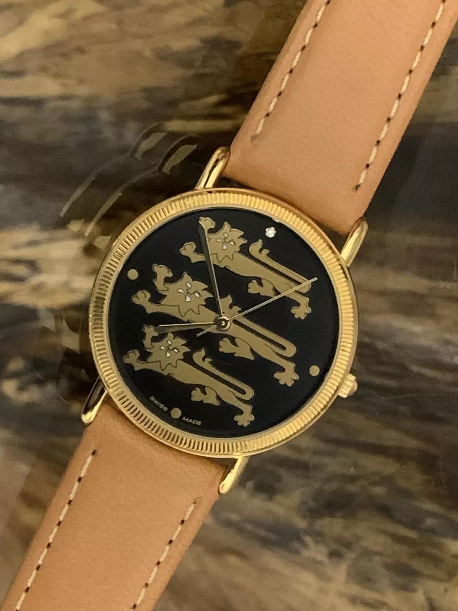 Rare Gents Swiss Watch Brooks Bentley THREE LIONS SWISS MADE