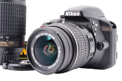 Lente HD Sport Action 2X Tele Zoom de 52 mm para Nikon D3200, D3000 D5300 D5000 D5200 D3300 D90 D80 D40 D40X D70, (Nota